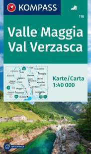 Valle Maggia Val Verzasca Kompasskarte