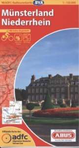 Radtourenkarte Münsterland - Niederrhein