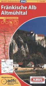 Radtourenkarte Fränkische Alb - Altmühl