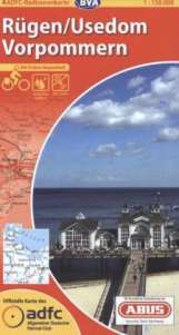 Radtourenkarte Rügen - Vorpommern