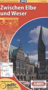 Radtourenkarte Zwischen Elbe und Weser