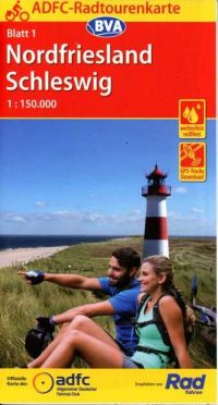 Radtourenkarte Nordfriesland Schleswig