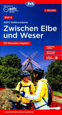 Radtourenkarte Zwischen Elbe und Weser