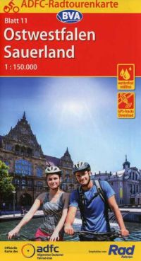 Radtourenkarte Sauerland Ostwestfalen