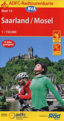 Radtourenkarte Mosel Saarland Lahn 
