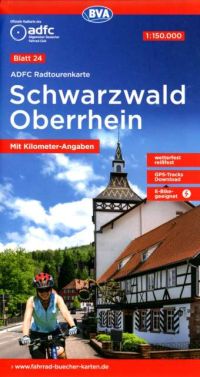 Radtourenkarte Schwarzwald Oberrhein