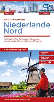 Radtourenkarte Niederlande Nord
