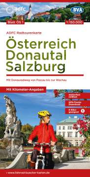 Radtourenkarte Österreich Donautal