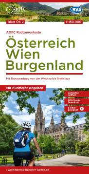 Radtourenkarte Wien Burgenland