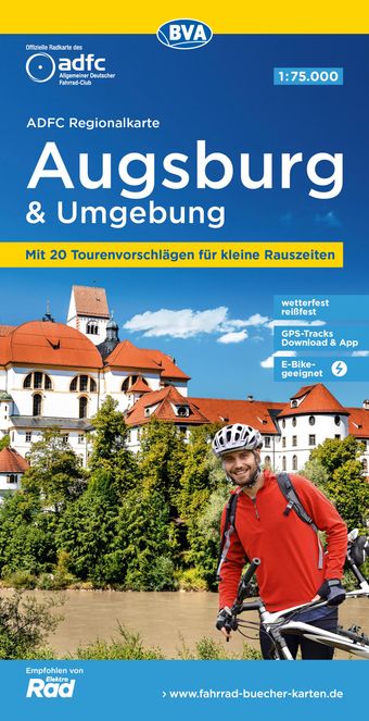 Radkarte Augsburg und Umgebung Ammersee