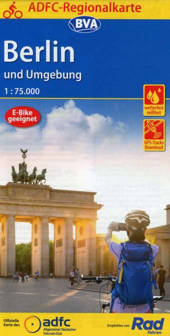 Radkarte Berlin und Umgebung