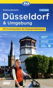 Radwanderkarte BVA Düsseldorf und Umgebung