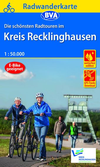 Radwanderkarte Kreis Recklinghausen