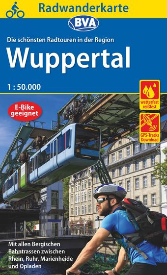 Radwanderkarte Wuppertal