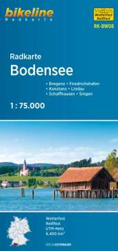 Radkarte Bodensee