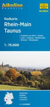 Radkarte Rhein-Main-Taunus