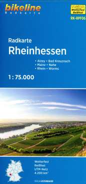 Bikeline Radkarte Rheinhessen