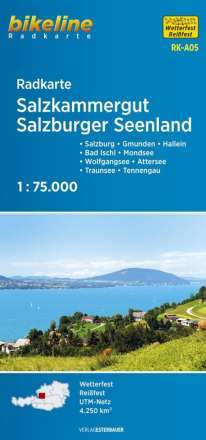 Bikeline Radkarte Salzkammergut Salzburger Seenland