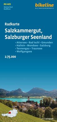 Bikeline Radkarte Salzkammergut, Salzburger Seenland