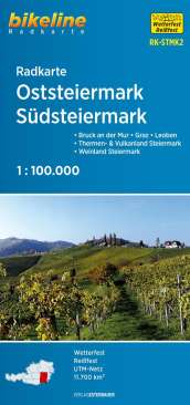 Radkarte Bikeline Oststeiermark Südsteiermark