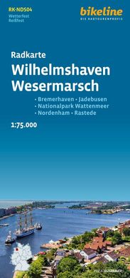 Radkarte Wilhelmshaven Wesermarsch