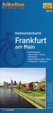 Radwanderkarte Frankfurt am Main