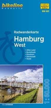 Radwanderkarte Hamburg West