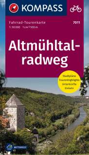 Radkarte Altmühltalradweg