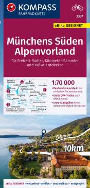 Kompass Radkarte Münchens Süden Alpenvorland