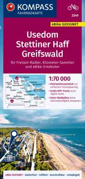 Kompass Radkarte Usedom Stettiner Haff Greifswald