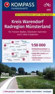 Kompass Radkarte Kreis Warendorf Radregion Münsterland