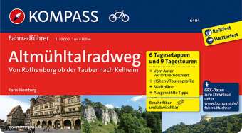 Kompass Radführer Altmühl Radweg