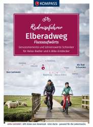 Kompass Radreiseführer Elberadweg von Cuxhaven nach Bd Schandau