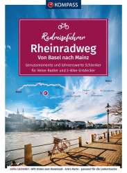 Kompass Radreiseführer  Rheinraweg von Basel nach Mainz
