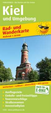 Publicpress Rad- und Wanderkarte

Kiel 
und Umgebung