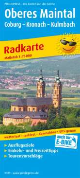 Publicpress Radkarte

Oberes Maintal 
Coburg - Kornach - Kulmbach