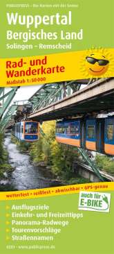 Publicpress Rad- und Wanderkarte

Wuppertal
Bergisches Land
Solingen - Remscheid