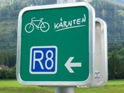 Radschild R8 Glocknerradweg